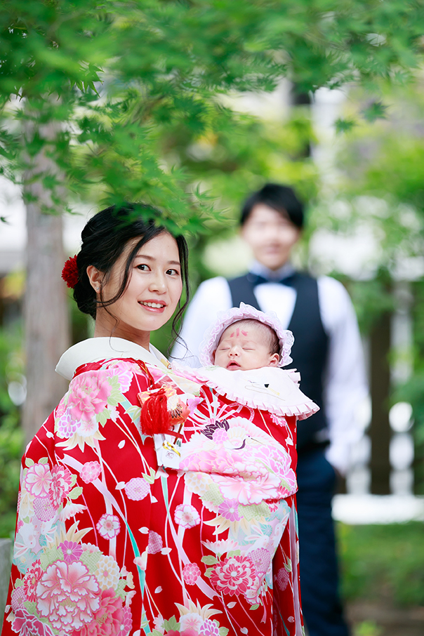 京都わら天神お宮参りロケアップ写真2