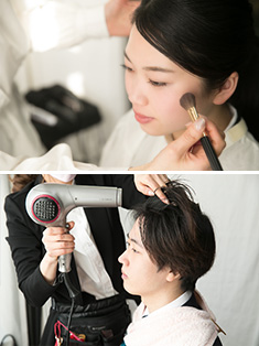 就活用ヘアメイク付きプランのお写真