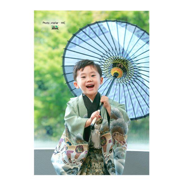 傘5歳男の子
