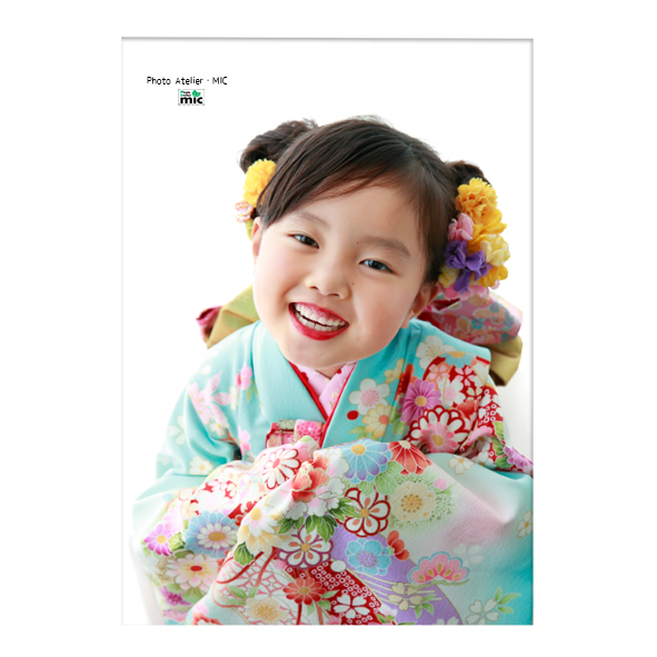 ７歳女児青い着物