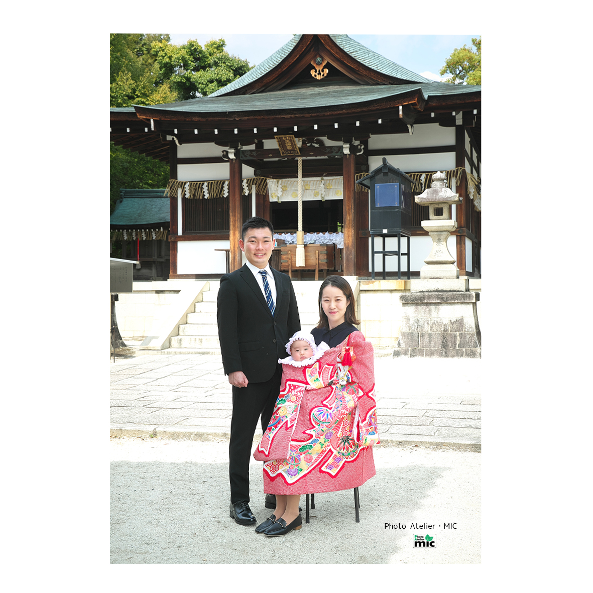 お宮参りは出張撮影もOKの画像