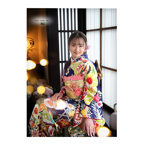 京町屋で成人式前撮り